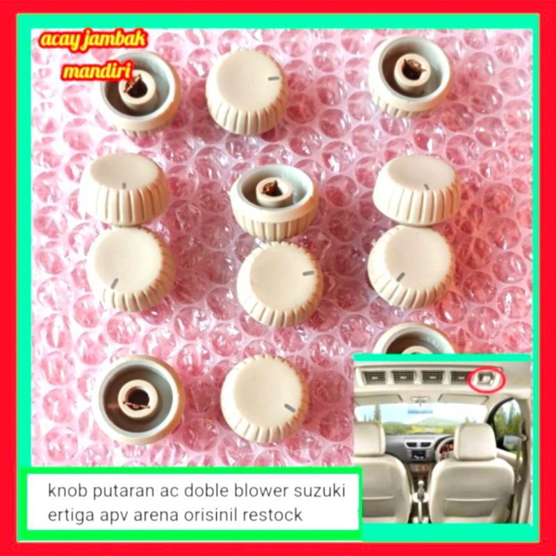 knop putaran ac dobel blower mobil Suzuki Ertiga dan avp arena