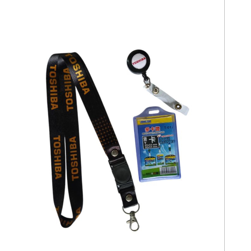 

lanyard/ tali id card Toshiba ready stok