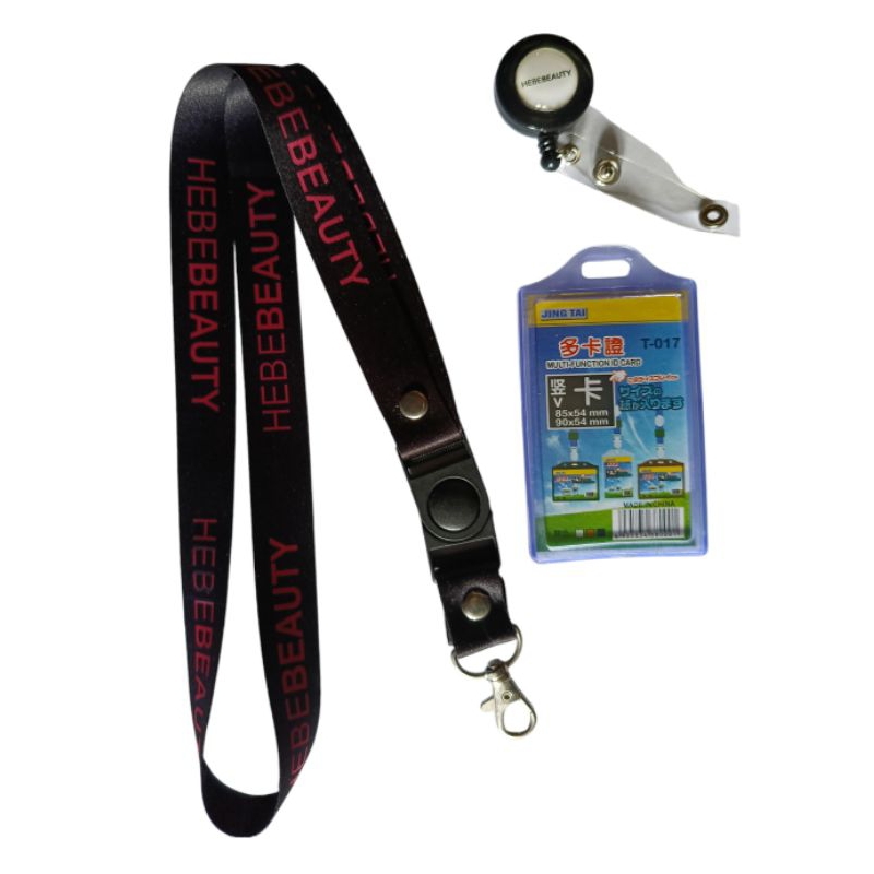 

tali id card / lanyard hebebeauty (ready stock)