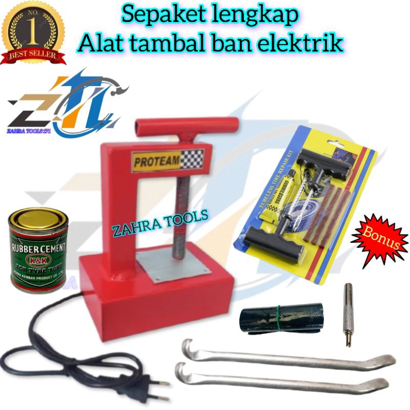 Alat Tambal ban listrik Alat tambal ban elektrik DENGAN ELEMEN PEMANAS