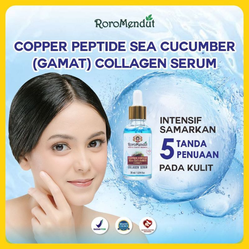 Collagen Serum Original Roro Mendut | Copper Peptide Sea Cucumber Collagen Serum