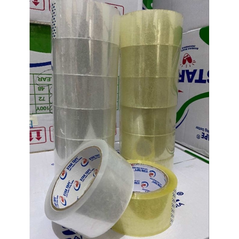 

Lakban 90 Yard x 45 mm (Per 6 pcs) Star tape