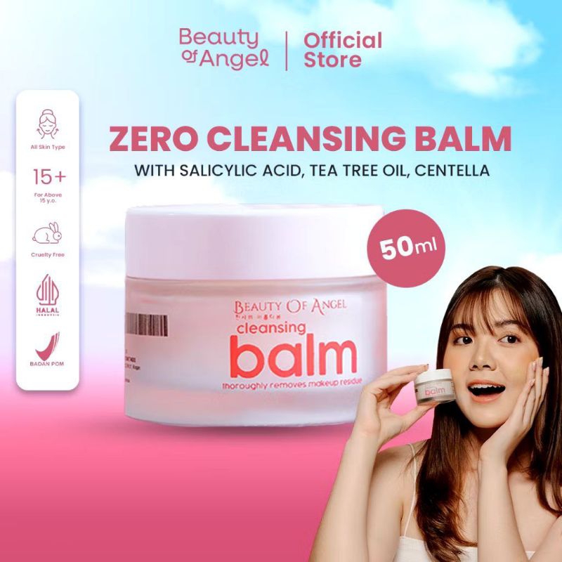 Zero Cleanisng Balm BOA Beauty Of Angel Menghapus MakeUp WatterProof Non Comedogenic