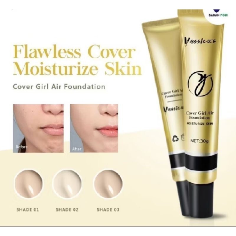 Yessica Waterproof Foundation Cover Girls Air / Foundation