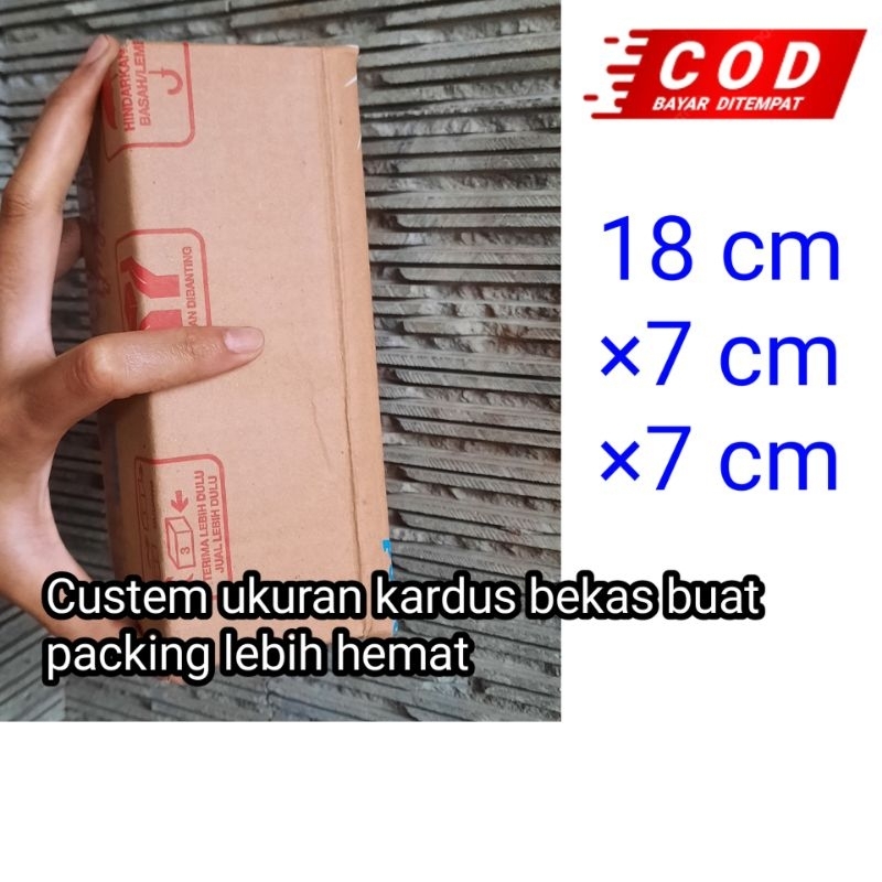 

Kardus Bekas Packing Lebih Hemat 18cm×7cmx7cm