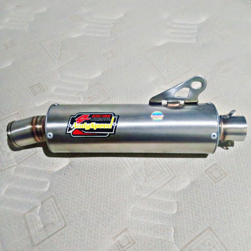 Second Knalpot Racing AEROX OLD by Andy Speed Inlet 26 38 Saringan Full Bahan Stainless PNP AndySpee