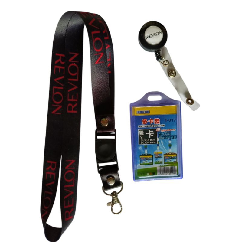 

tali id card / lanyard Revlon ready stock