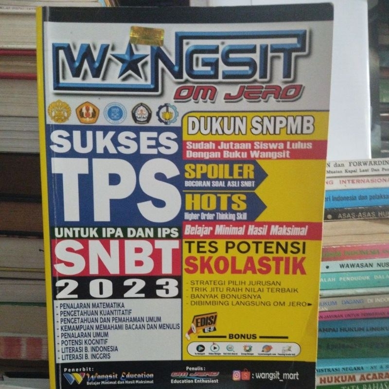 Buku Wangsit Om Jero UTBK SNBT TPS 2023