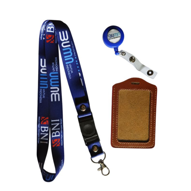 

(Ready Stock) Tali id card BNI BUMN printing bisa satuan