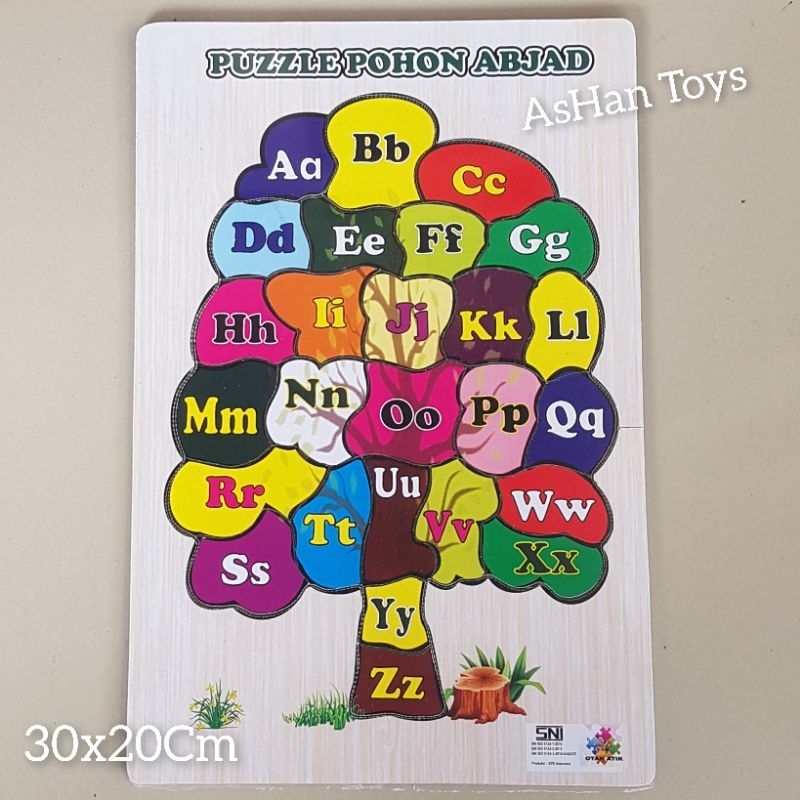 Puzzle Abjad,Puzzle Huruf,Puzzle,Puzle,Mainan Abjad,Abjad,Mainan Edukasi Abjad,Puzzle Kayu
