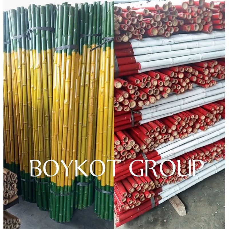 Tongkat Pramuka Bambu cendani / kayu Toya Bijian