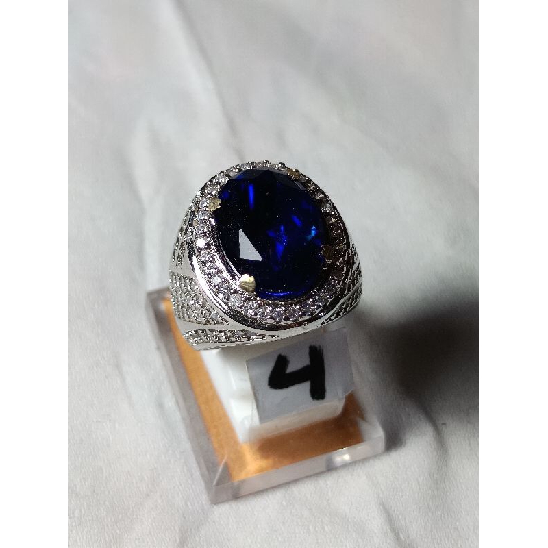 king safir dim medium ring semi perak