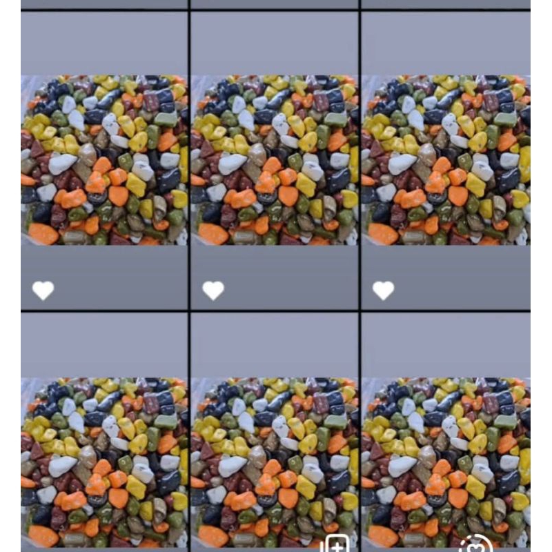 

cokril cokelat batu krikil