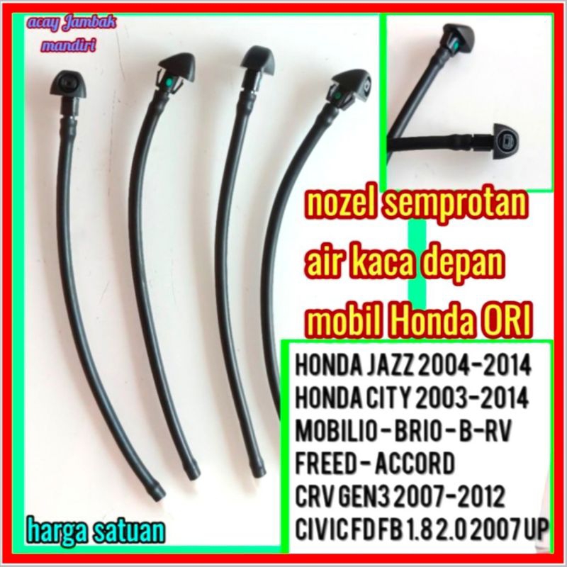 nozel semprotan air kaca depan mobil Honda Mobilio brio