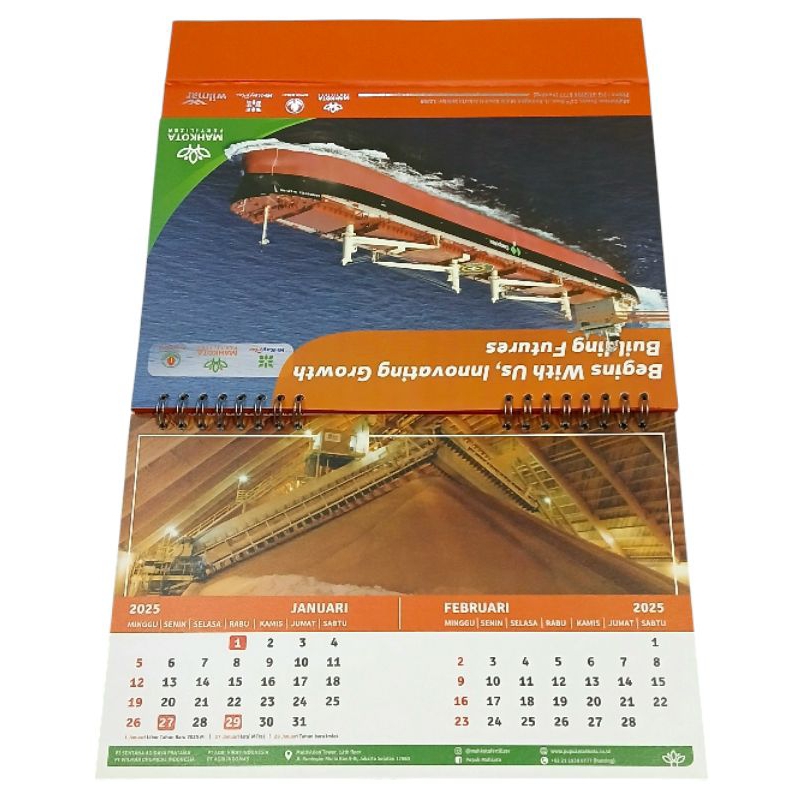 

KALENDER 2025 / KALENDER MEJA DUDUK / NEW YEAR CALENDAR 2025