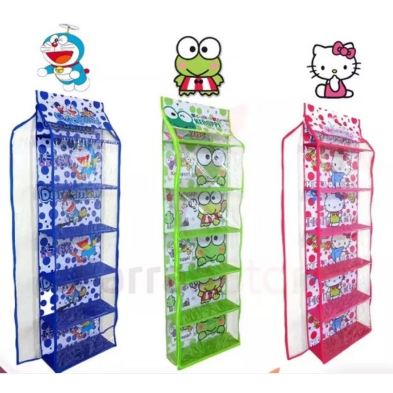 RAK TAS GANTUNG KARAKTER LUCU
