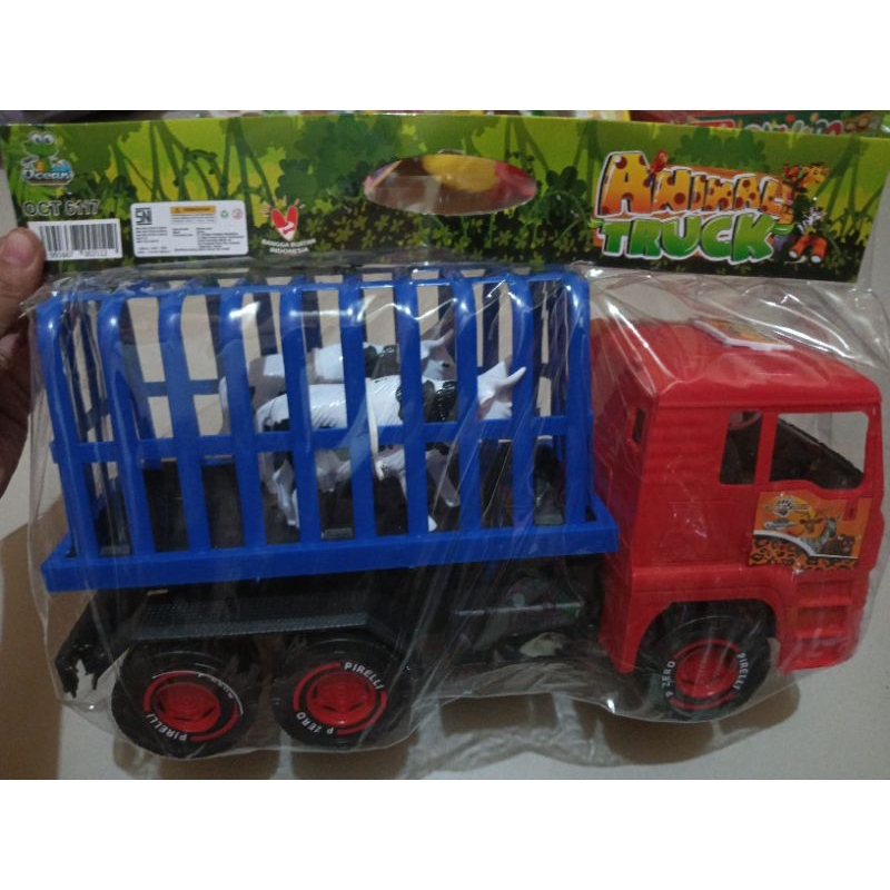 MAINAN ANAK TRUK HEWAN BESAR / MOBIL PENGANGKUT HEWAN
