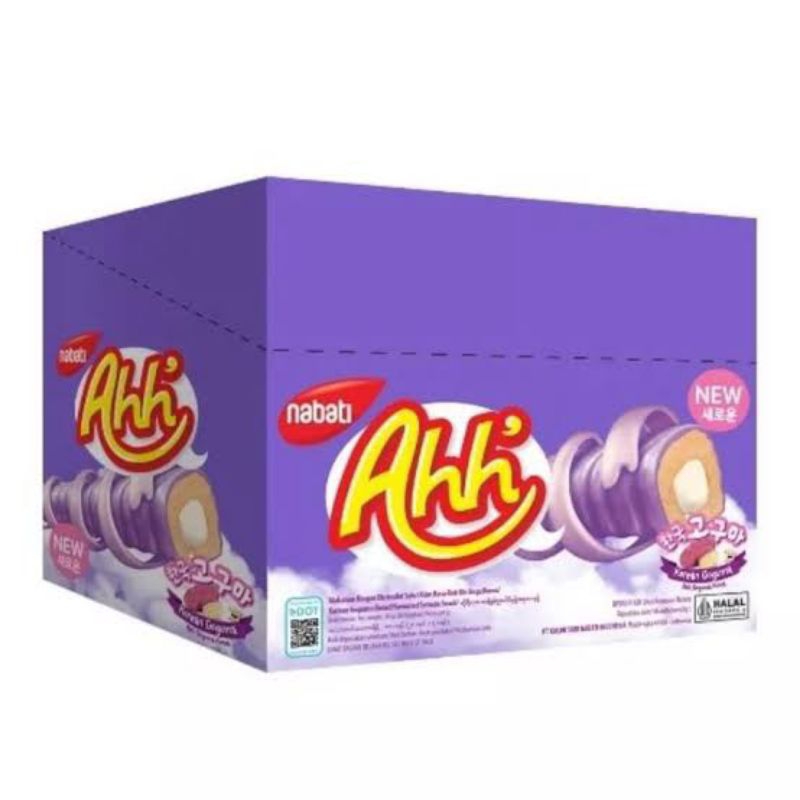 

Snack Wafer Roll Nabati Ahh Korean Goguma 1 Pack Isi 20x4g