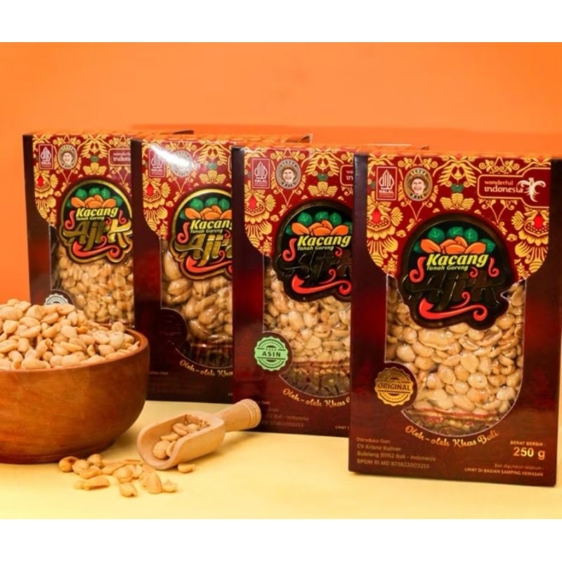 

kacang ajik krisna bali kacang bali ajik Camilan Snack krisna bali oleh oleh Bali jastip bali 150 gr