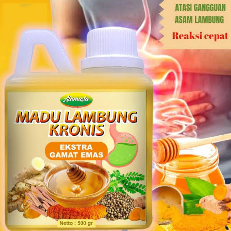 

madu lambung alamasta madu kuning sehat lambung 500g