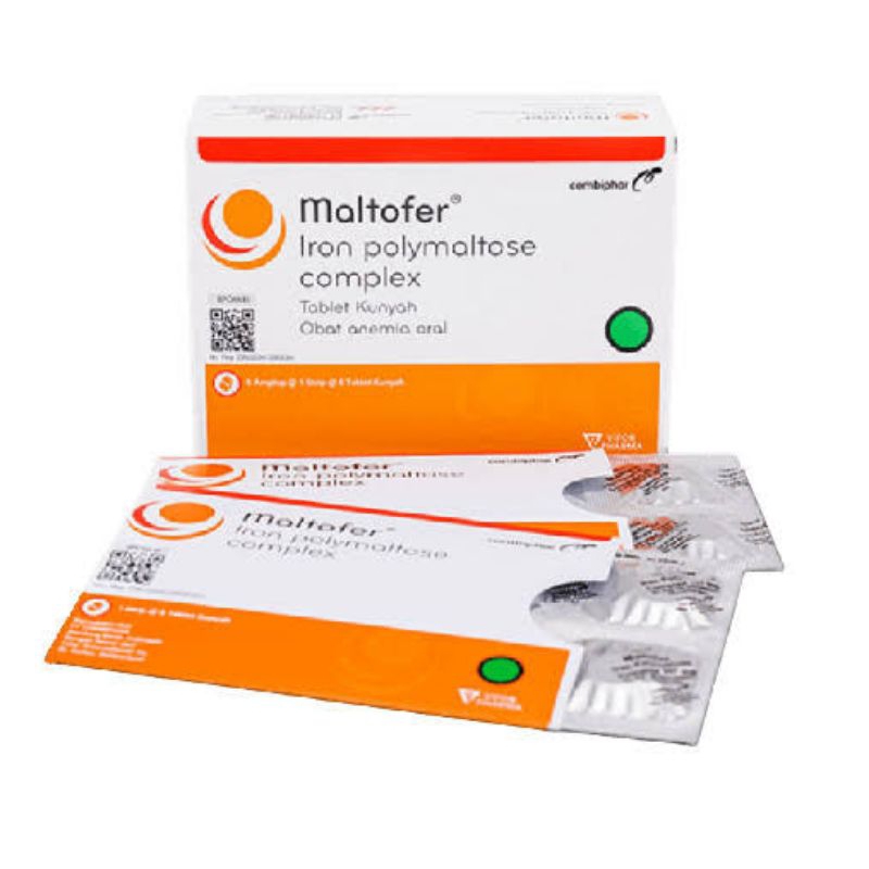 MALTOFER CHEW TABLET KUNYAH Suplemen tablet kunyah untuk memenuhi kebutuhan zat besi