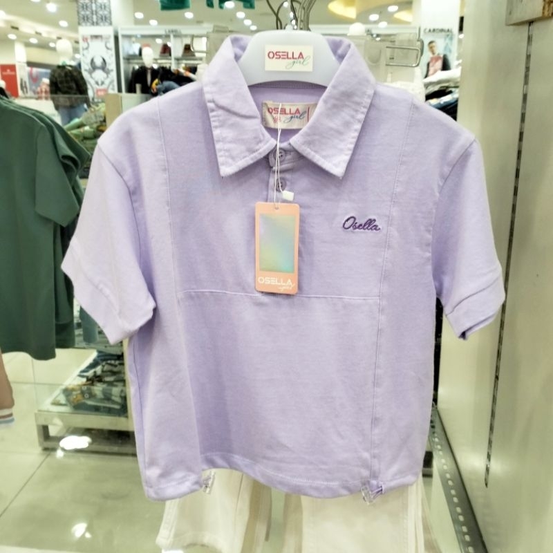 Osella Kids Girl T-Shirt Crop Tee Anak Perempuan Original