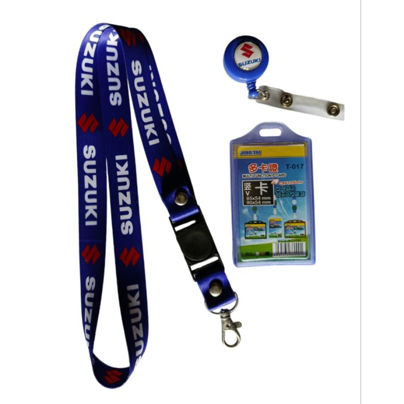 

(Ready stock) Tali id card / lanyard Suzuki printing