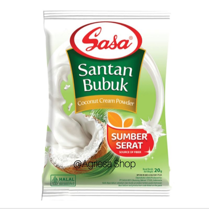 

Sasa Santan Bubuk Sumber Serat 20 g