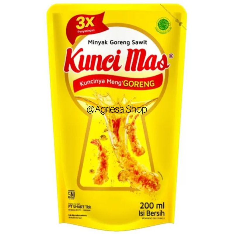 

Minyak mini pouch Kunci mas Sinarmas 200 ml