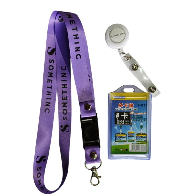 

lanyard/ tali id card Somethinc ready stock