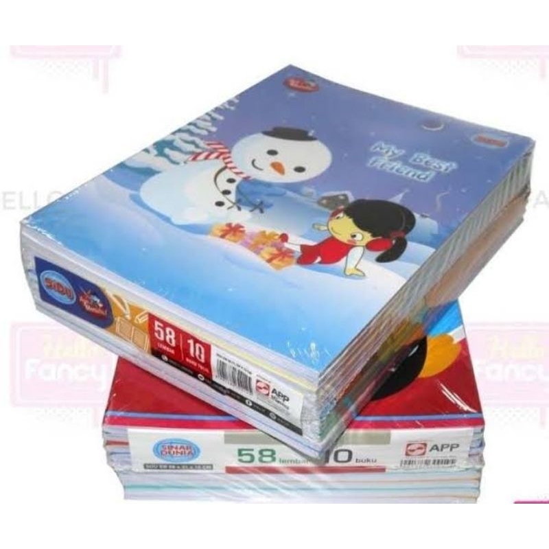 

BUKU TULIS SIDU 58 ISI 10PCS