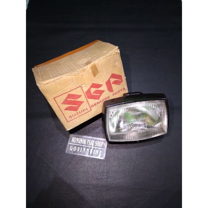 reflektor lampu depan assy suzuki rc80 rc 80 ori asli nos sgp