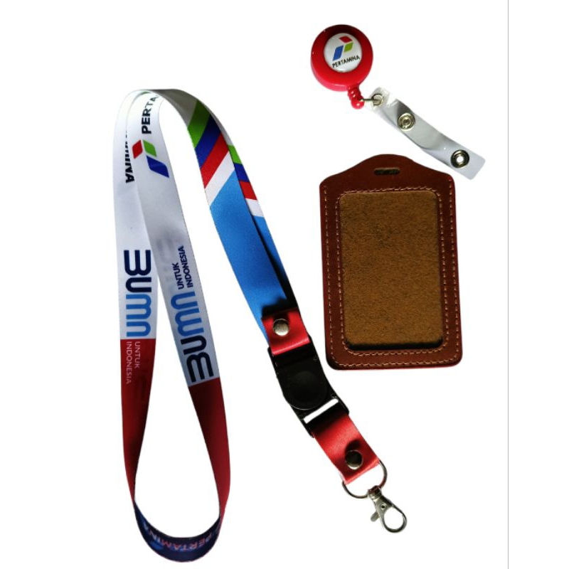 

(READY STOCK) Tali id card Pertamina BUMN Bisa Satuan