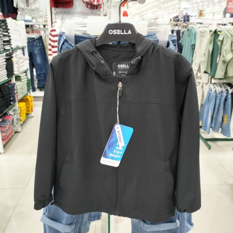 Osella kids Jacket Anak Parasut hoodie Topi Original