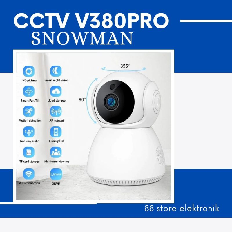 CCTV SNOWMAN V380PRO FULLCOLOUR