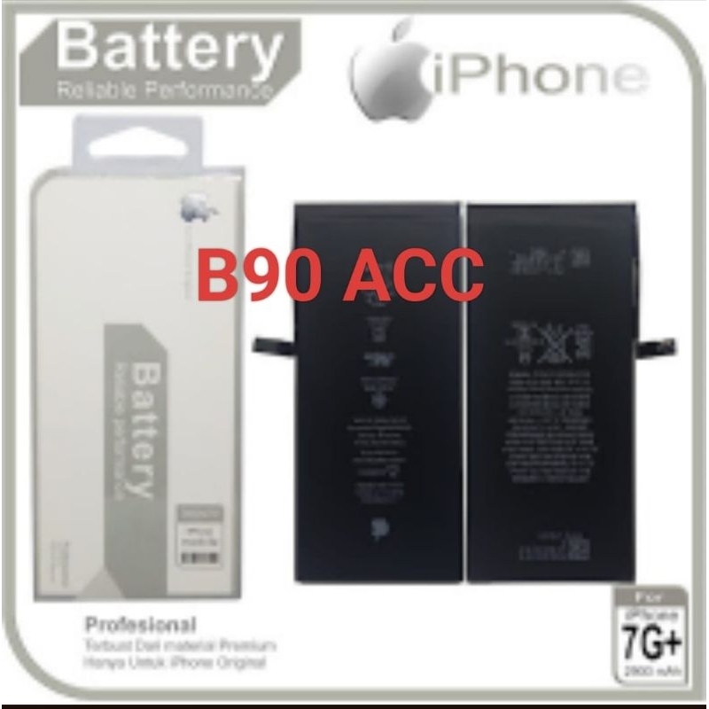 BATRE BATERAI BATTERY IPHONE 7G+ ORIGINAL
