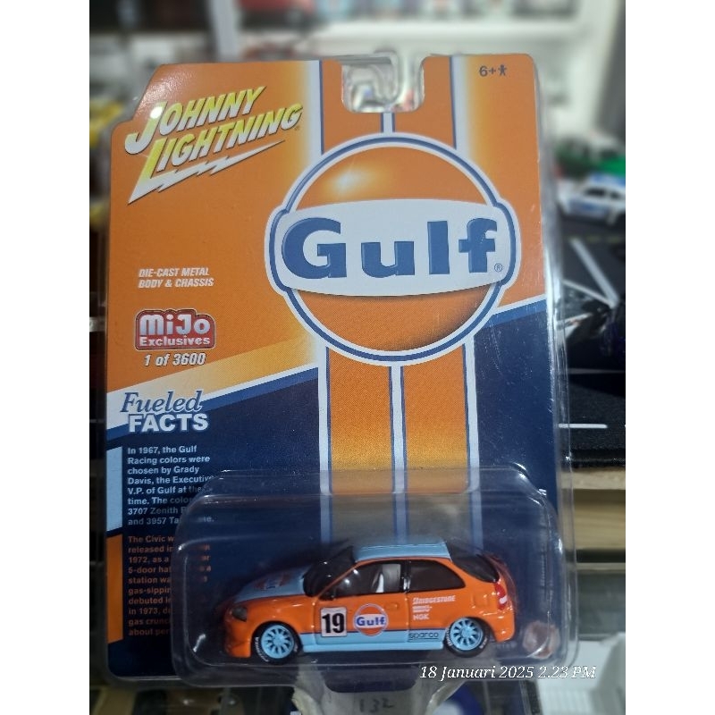 johnny lightning civic gulf series