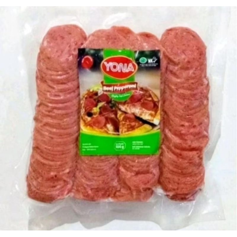 

YONA Beef Pepperoni 500gr