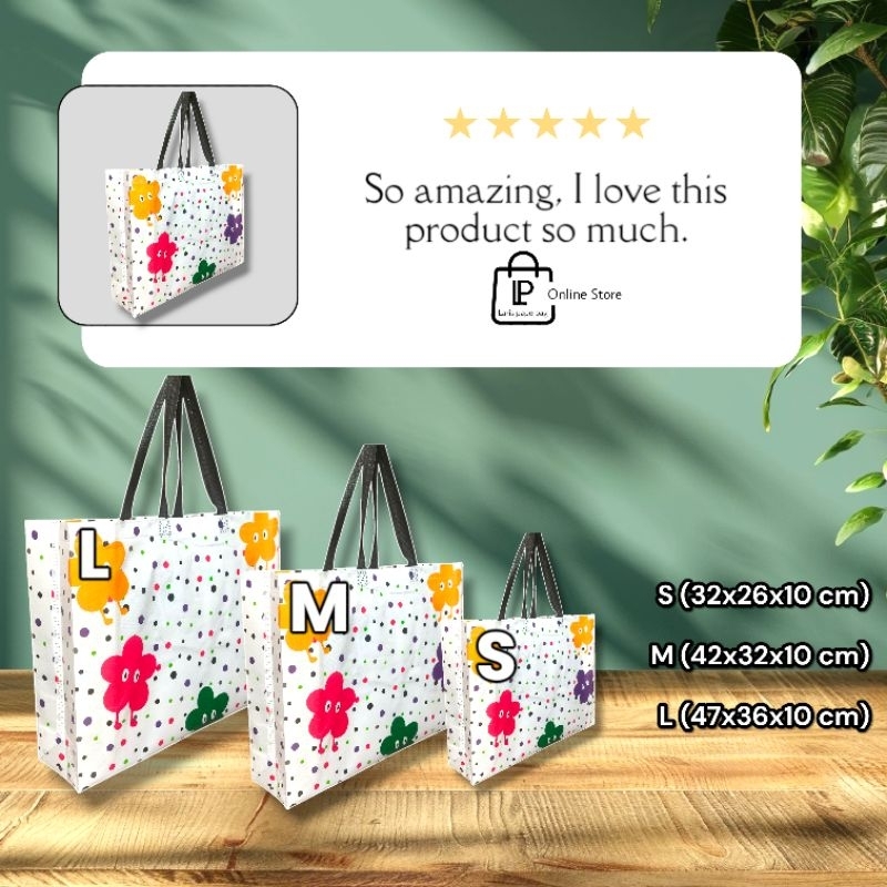 

Tas Belanja Spunbond Box Motif LP-025 Ukuran S-M-L