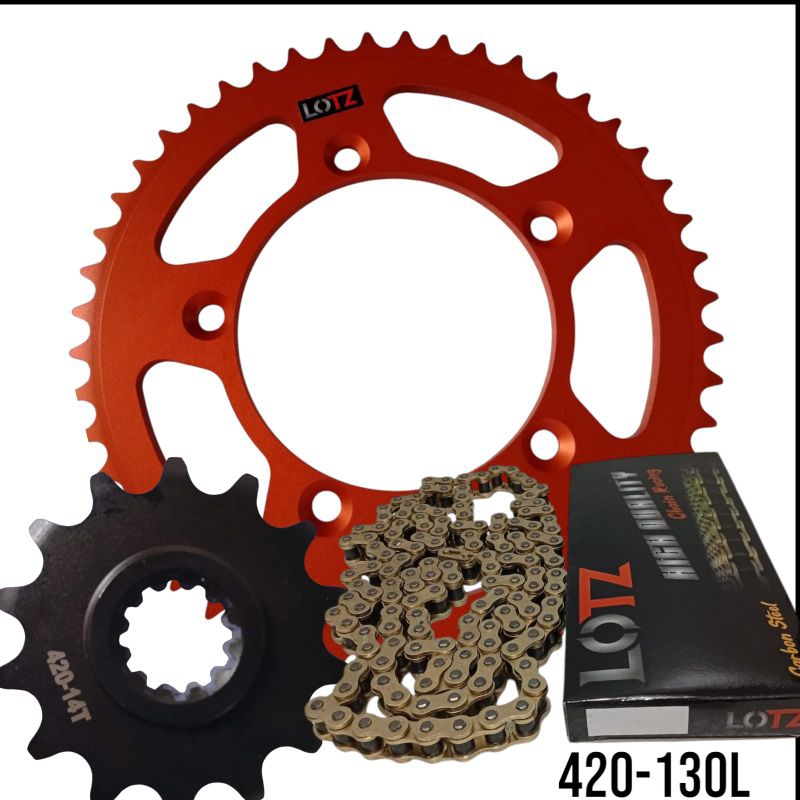 Gear Gir Sprocket KTM/Husqvarna 65 SX Depan belakang Rantai