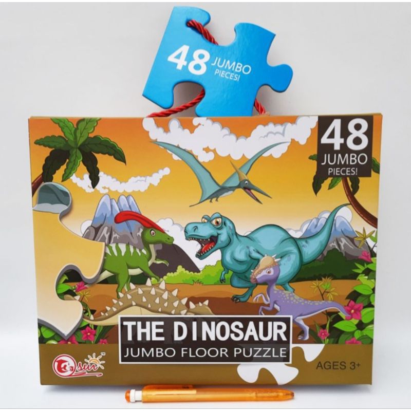 PUZZLE FLOOR DINOSAUR JUMBO