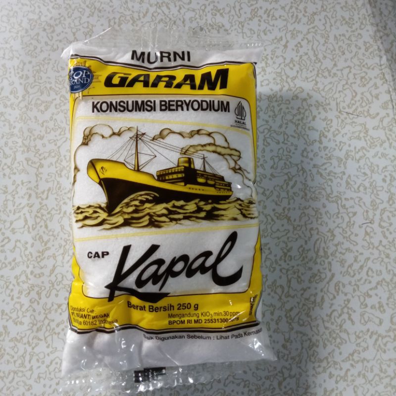 

garam kapal 250 gram