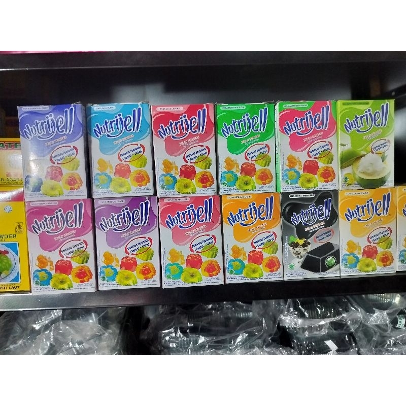 

Nutrijell aneka rasa kemasan sachet