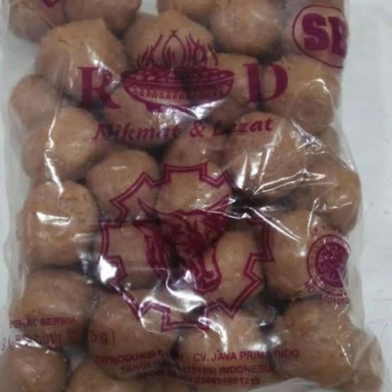 

Bakso Daging Sapi RD isi 50 (750 g)