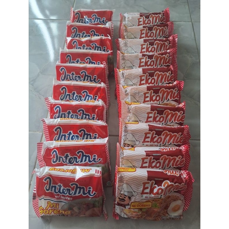 

PAKET MIX 20 [ INTERMIE X MIE EKO ] (10+10)