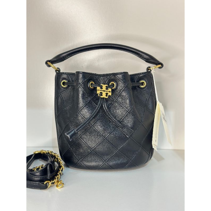 Ready new TB Fleming Soft Bucket Bag black