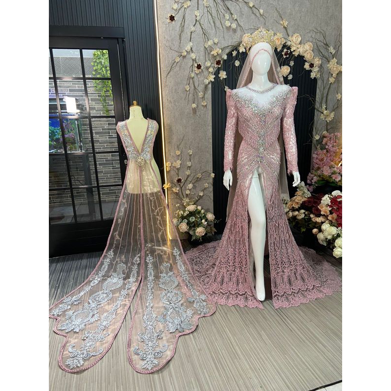 kebaya rose gold sudah dp