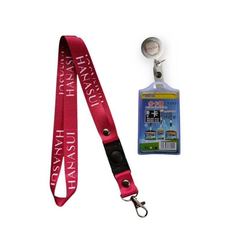 

lanyard / tali id card Hanasui ready stok