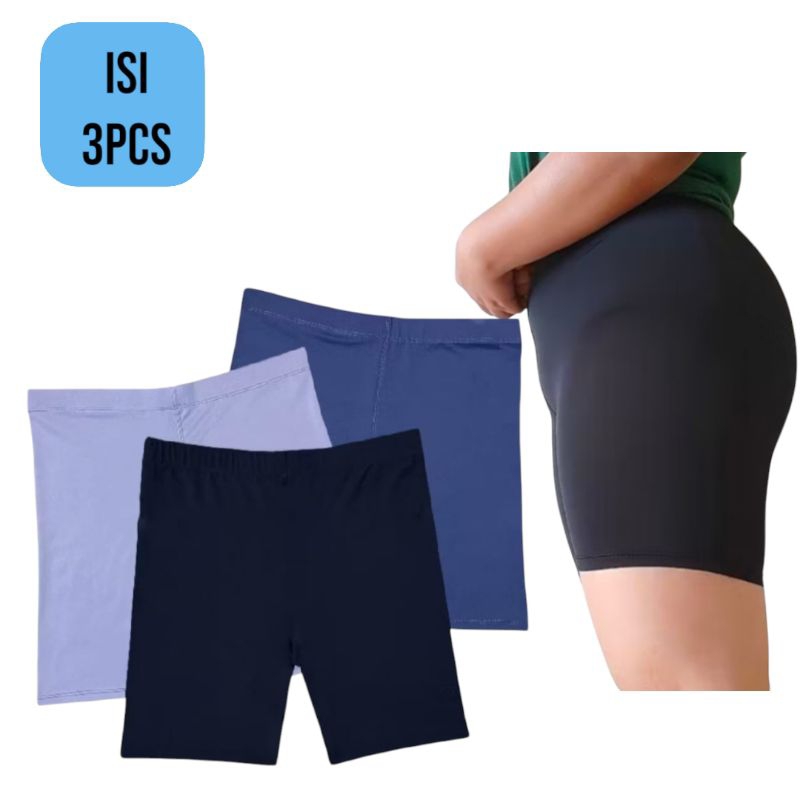 Termurah Isi 3pcs Celana Dalam Wanita Model Legging Isi 3pcs Celana Dalam Wanita Hotpants