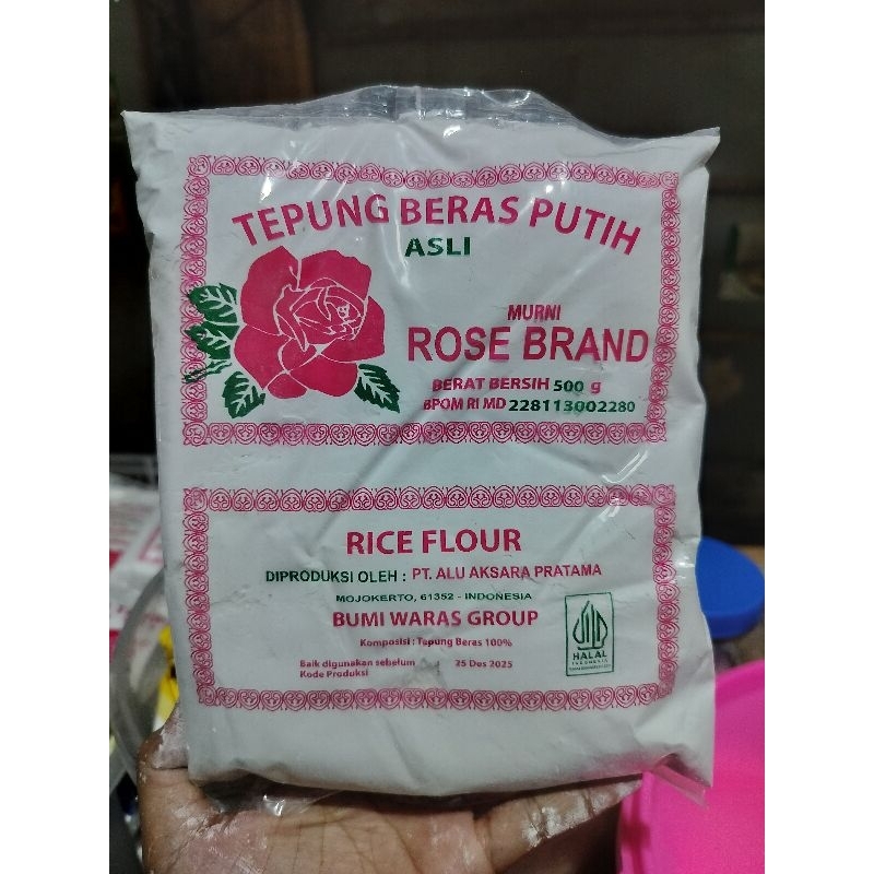 

Tepung Beras Rose Brand 500gr